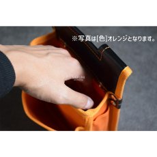 画像5: 鳶壱 tobiichi 帆布製腰袋　帆布製 2段腰袋 ネクスト Nxt-01 オレンジ 道具袋 工具袋 (5)