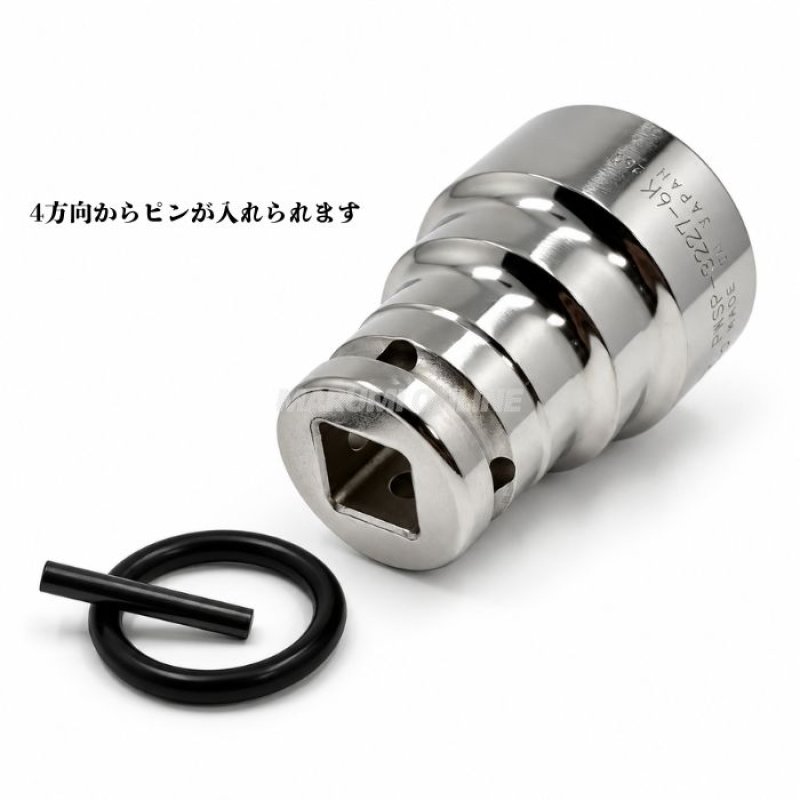 椿モデル 総磨き 限定 PWSP-3227-6K 仮締め用 Wソケット 32×27mm 6角