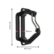 画像9: ラクダ rakuda 極軽ツールフックＡ型 カラビナツールフック ゲート 樹脂 軽量 ミニカッターやクリッパー、レンチ等の吊り下げに (9)