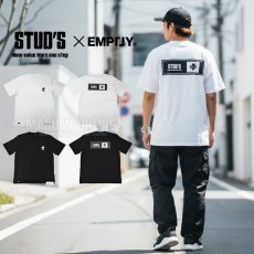 画像1: 【完全受注生産品】STUD'S×EMP「」Y （スタッズ×エンプティ） コラボ  半袖Tシャツ S1590-1 (1)