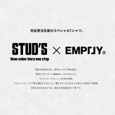 画像3: 【完全受注生産品】STUD'S×EMP「」Y （スタッズ×エンプティ） コラボ  半袖Tシャツ S1590-1 (3)