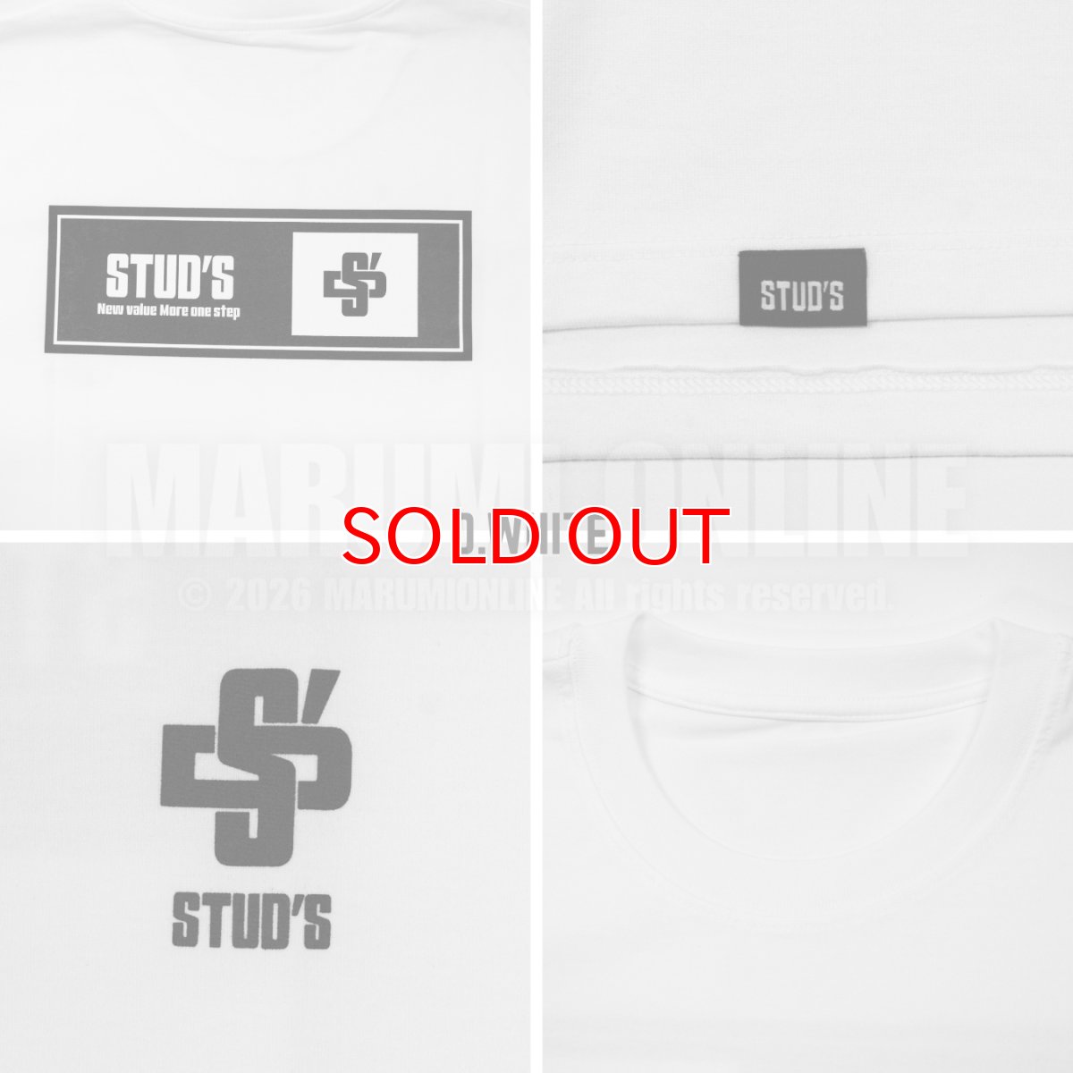 画像6: 【完全受注生産品】2026年モデル STUD'S×EMP「」Y （スタッズ×エンプティ） コラボ  半袖Tシャツ S1590-1 (6)