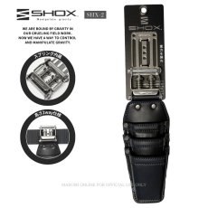 画像1: SHOX ショックス 腰道具 工具差し 腰袋 スプリング機構 牛本革 ターポリン素材 合成皮革 藤原産業 SHX-2 ツールケース3段差し (1)