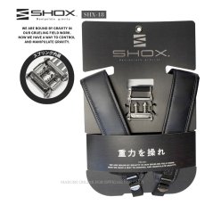 画像1: SHOX ショックス 腰道具 スプリング機構 牛本革 ターポリン素材 合成皮革 藤原産業 SHX-8 サスペンダー (1)