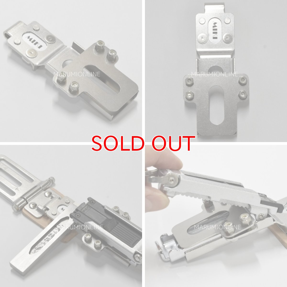 画像4: 【受注生産品 約10日営業日での発送】MIKI 三貴 ミキ 工具差し ツールホルダー プロ用 スリムセフホルダーメタル用ホルダー スコヤ SPH着脱タイプ SPH-G1 (4)