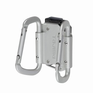 タジマ セフ着脱式工具ホルダーアルミ カラビナ小 ダブル SFKHA-CSW