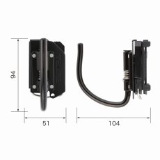 画像8: タジマ セフ着脱式工具ホルダースチール Jフック折りたたみ SFKHI-JF (8)