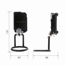 画像8: タジマ セフ着脱式工具ホルダースチール ハンマー1穴ブラ SFKHI-H1M (8)