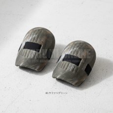 画像6: ひざ パット プロテクター 保護 DIY 作業 日曜大工 超軽量 50g 丈夫 硬質発砲ポリエチレン イーブンリバー TRN-1 サファリブラック サファリグリーン (6)