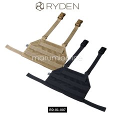 画像1: RYDEN ライデン 鎧布 GAIFU モールシステム チェストパネル 胸部パネル 作業用 建築・建設用 （コヨーテ・ブラック） RD-01-007 (1)