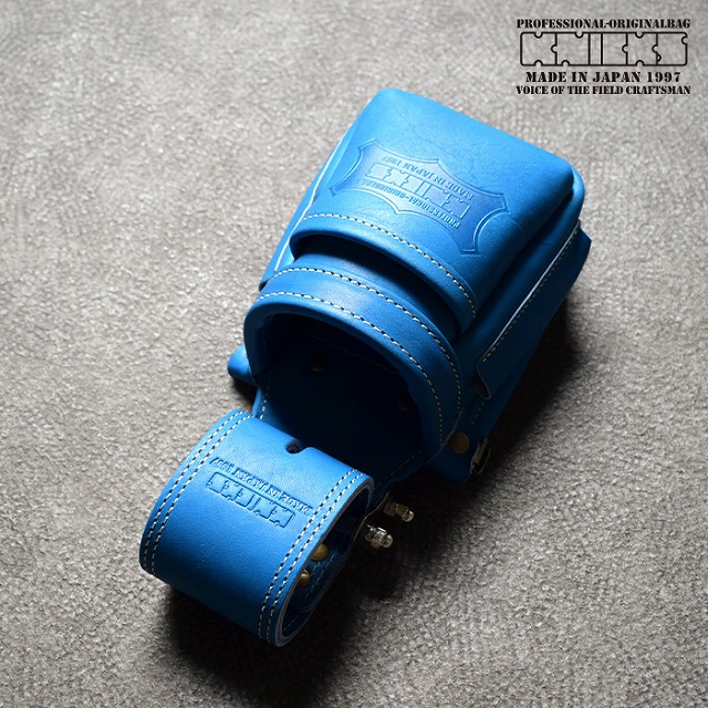 ニックス KGBL-201VADX グローブ革小物腰袋 ブルー